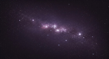 Fototapeta premium Stunning Night Sky Photography: Celestial Body Galaxy and Stars at Darkness