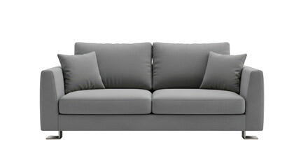 Obraz premium Gray sofa isolated design