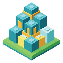 Isometric blocks