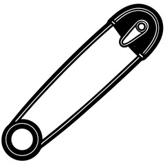 Safety pin vector