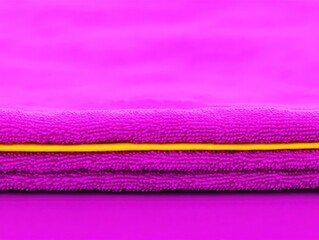 Vibrant pink towels