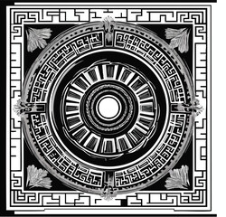 Circular Mandala Style Pattern