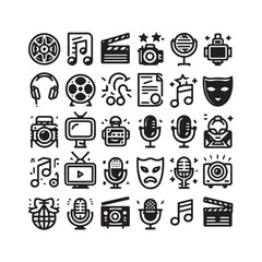Business & Teamwork Line Icons Set – Outline Vector Symbols for Web and Management

