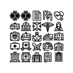 Business & Teamwork Line Icons Set – Outline Vector Symbols for Web and Management

