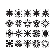 Flower Icons Collection | Botanical Line and Fill Style Floral Vector Set