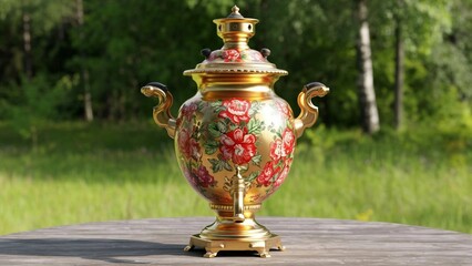 antique bronze vase