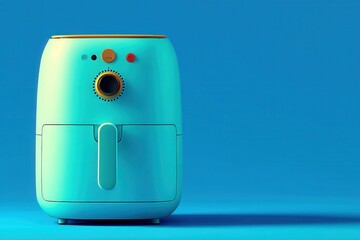 Modern Isolated Air Fryer on Clean Background for Stylish Kitchen Use and Presentation