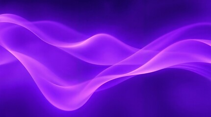 Fototapeta premium Abstract Purple Neon Wavy Light Background