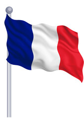 Obraz premium 3d flag of france