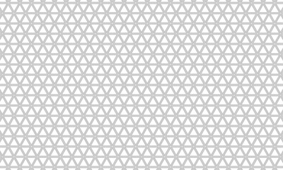 6つに分けられた三角の二重線が並ぶネット