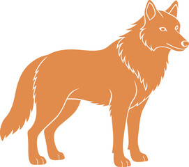 vector illustration of fox