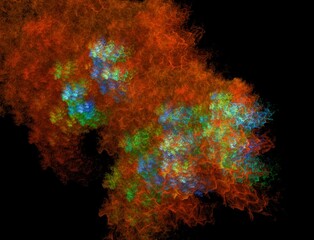 Imaginatory fractal abstract background Image