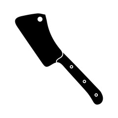 Kitchen knife icon vector. Cook knife illustration sign. Chef symbol. Cook logo.