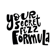 Bold hand-drawn quote 