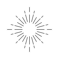 Obraz premium Shine icon vector. Radiance illustration sign. effulgence symbol. shining web icon. sparkle logo.