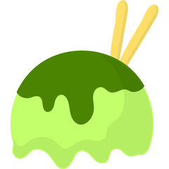 Ice Cream Scoop Illustration