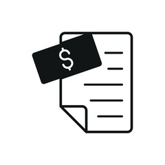 Solid bank paper with currency symbol. Ideal for digital transaction or billing tools.