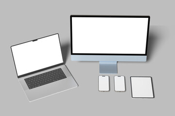 Multi Device Blank Mockup