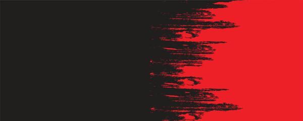 Black and red brush effect background. 
