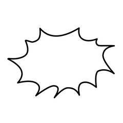 comic surprise bubble vector