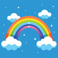 rainbow in the sky