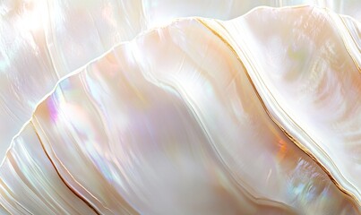 The picture shows an iridescent texture of subtle pearl nacre