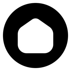 smart home solid icon set