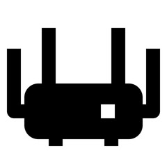 smart home solid icon set