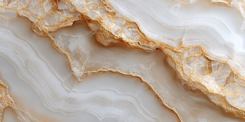Ethereal ivory marble adorned with glittering gold veins a timeless design reflecting luxury and