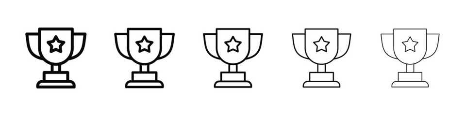 Achievement icon for mobile concept and web design.