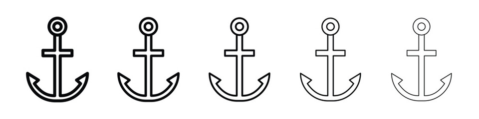 Anchor icon for mobile concept and web design.