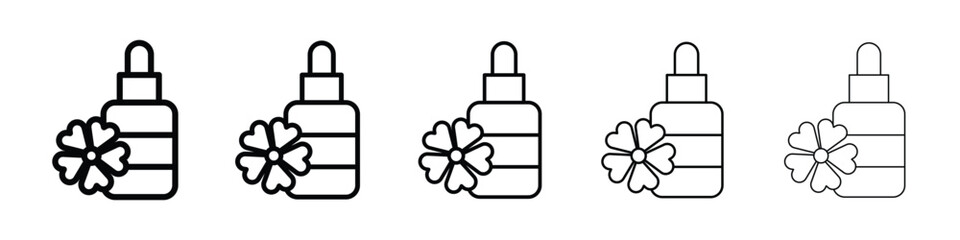 Bach flowers icon for mobile concept and web design.