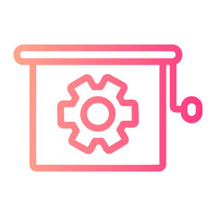 presentation gradient icon