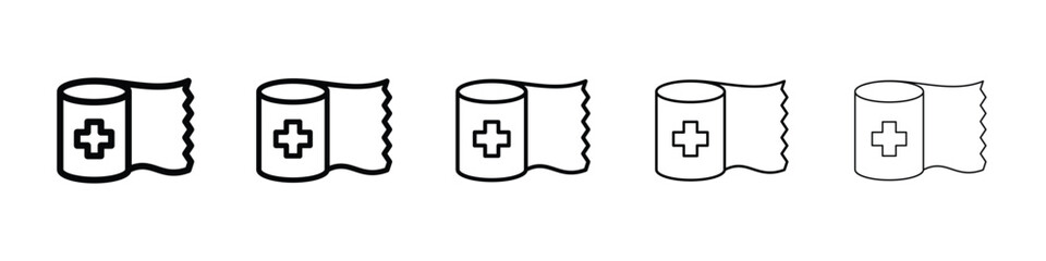 Bandage roll icon for mobile concept and web design.