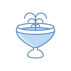 Fountain  Icon vector