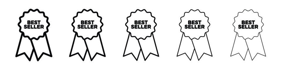 Best seller icon for mobile concept and web design.