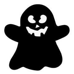 Halloween Ghost Silhouette vector