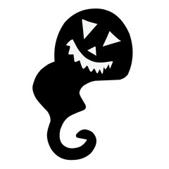 Halloween Ghost Silhouette vector