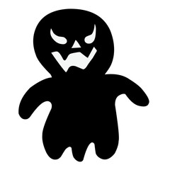 Halloween Ghost Silhouette vector