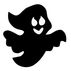 Halloween Ghost Silhouette vector