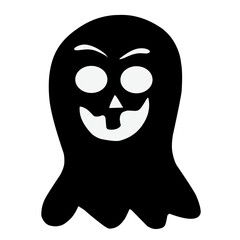 Halloween Ghost Silhouette vector