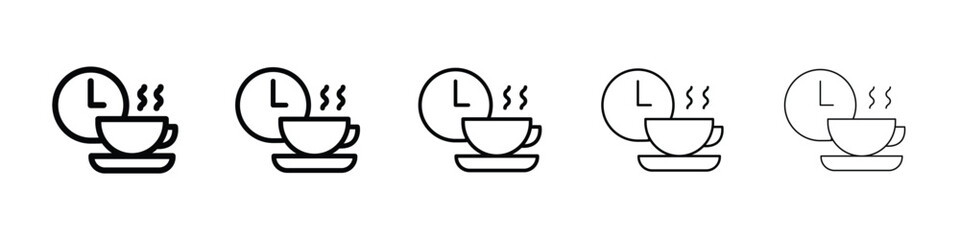 Break icon for mobile concept and web design.