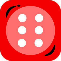 Fototapeta premium Dice Vector Illustration