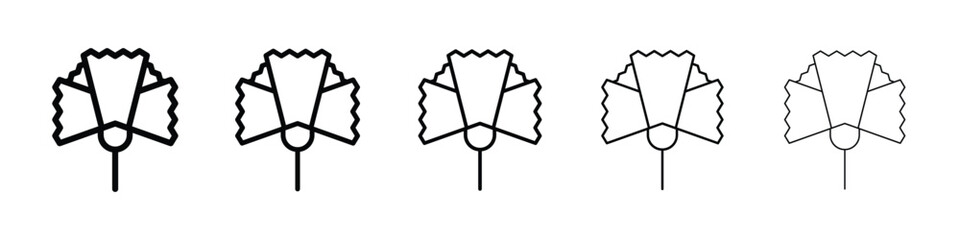 Carnation icon for mobile concept and web design.