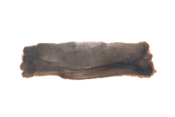 Neutral Brown Transparent Background Torn Paper Edge for Layered Designs