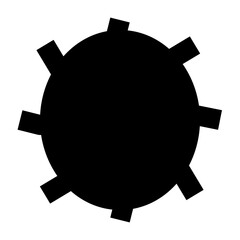 food and fruit solid icon set