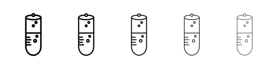 Chemical Tube icon for mobile concept and web design.