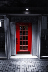old red door