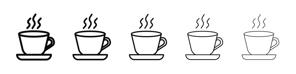 Coffee icon for mobile concept and web design.
