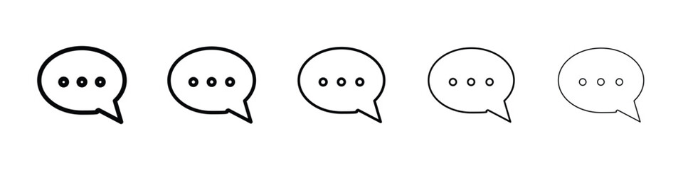 Comment icon for mobile concept and web design.